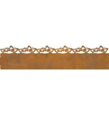 VidaXL Gazonranden 10 pcs Roestig 103 x 0,05 x 22 cm Cortenstaal