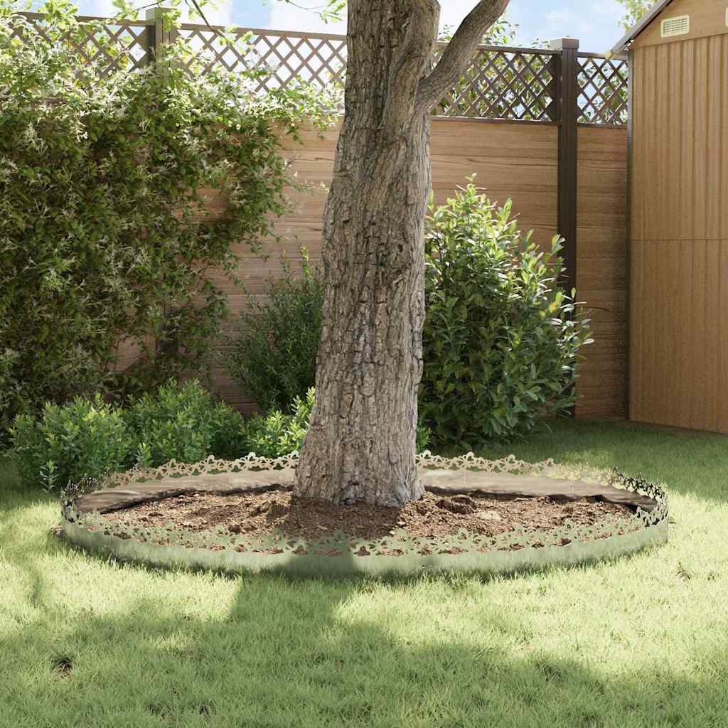 VidaXL Gazonranden 20 pcs Zilver 103 x 0,05 x 22 cm