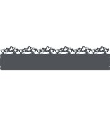 VidaXL Gazonranden 30 pcs Antraciet 103 x 0,05 x 22 cm Staal