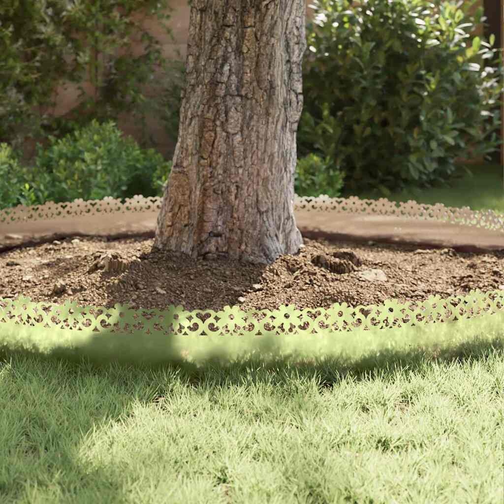 VidaXL Gazonranden 30 pcs Zilver 103 x 0,05 x 22 cm