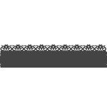 VidaXL Gazonranden 30 pcs Zwart 103 x 0,05 x 22 cm Staal