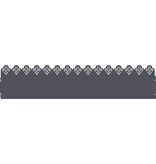 VidaXL Gazonranden 30 pcs Antraciet 103 x 0,05 x 22 cm Staal