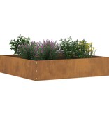 VidaXL Tuinrand 6 pcs Roestig 60 x 60 x 13 cm Cortenstaal