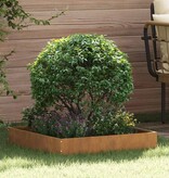 VidaXL Tuinrand Roestig 60 x 60 x 13 cm Cortenstaal