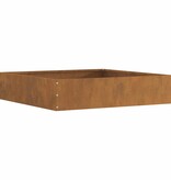 VidaXL Tuinrand Roestig 60 x 60 x 13 cm Cortenstaal