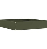 VidaXL Tuinrand 6 pcs Olijf Groen 60 x 60 x 13 cm Staal