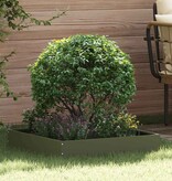 VidaXL Tuinrand Olijf Groen 60 x 60 x 13 cm Staal