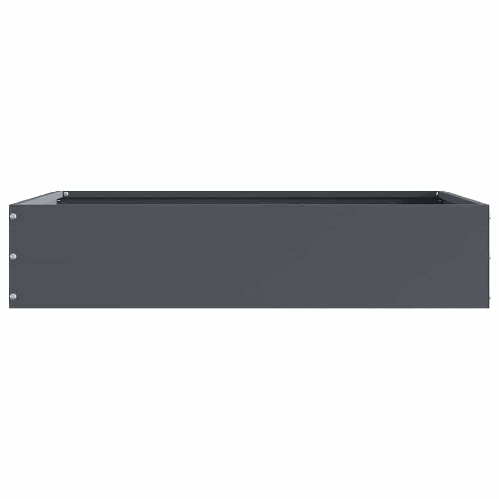 VidaXL Tuinrand Antraciet 60 x 60 x 13 cm Staal