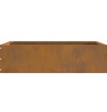 VidaXL Tuinrand 6 pcs Roestig 50 x 50 x 13 cm Cortenstaal