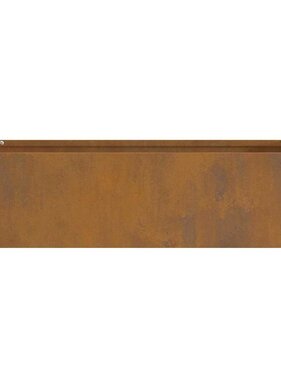 VidaXL Tuinrand Roestig 50 x 50 x 13 cm Cortenstaal