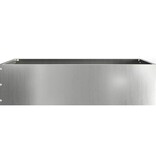 VidaXL Tuinrand Zilver 50 x 50 x 13 cm Gegalvaniseerd staal