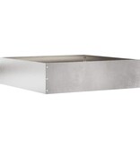 VidaXL Tuinrand Zilver 50 x 50 x 13 cm Roestvrij staal