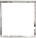 VidaXL Tuinrand Zilver 50 x 50 x 13 cm Roestvrij staal