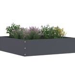 VidaXL Tuinrand Antraciet 50 x 50 x 13 cm Staal