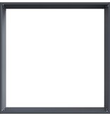 VidaXL Tuinrand Antraciet 50 x 50 x 13 cm Staal