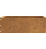 VidaXL Tuinrand 6 pcs Roestig 40 x 40 x 13 cm Cortenstaal