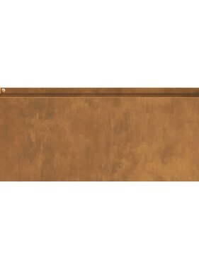 VidaXL Tuinrand Roestig 40 x 40 x 13 cm Cortenstaal