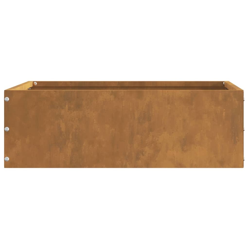 VidaXL Tuinrand Roestig 40 x 40 x 13 cm Cortenstaal