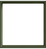 VidaXL Tuinrand 6 pcs Olijf Groen 40 x 40 x 13 cm Staal