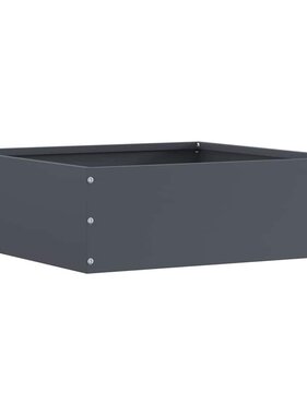 VidaXL Tuinrand Antraciet 40 x 40 x 13 cm Staal