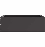 VidaXL Tuinrand 6 pcs Zwart 40 x 40 x 13 cm Staal