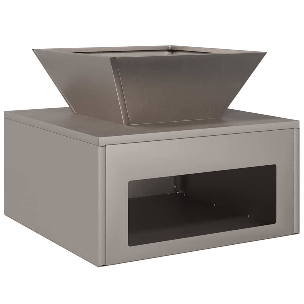 VidaXL Vuurkorf Roestig 50 x 50 x 40 cm Cortenstaal