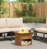 VidaXL Vuurkorf Roestig 50 x 50 x 40 cm Cortenstaal