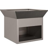 VidaXL Vuurkorf Roestig 50 x 50 x 40 cm Cortenstaal