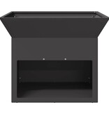 VidaXL Vuurkorf Zwart 50 x 50 x 40 cm Staal