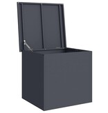 VidaXL Buitenopslagdoos Antraciet 55 x 50,5 x 50 cm Staal