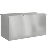 VidaXL Buitenopslagdoos Zilver 100 x 50,5 x 50 cm Staal