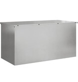 VidaXL Buitenopslagdoos Zilver 100 x 50,5 x 50 cm Staal