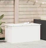 VidaXL Buitenopslagdoos Wit 100 x 50,5 x 50 cm Staal