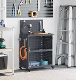 VidaXL Gereedschapswagen Antraciet 65 x 35 x 111 cm Koudgewalst staal
