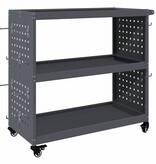 VidaXL Gereedschapswagen Antraciet 75 x 35 x 73 cm Koudgewalst staal