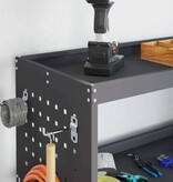 VidaXL Gereedschapswagen Antraciet 75 x 35 x 73 cm Koudgewalst staal