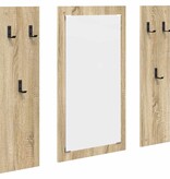 VidaXL Wandgemonteerde kapstok Sonoma eiken 96 x 1.5 x 90 cm