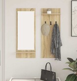 VidaXL Wandgemonteerde kapstok met plank Sonoma eiken 70 x 10 x 90 cm