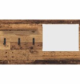 VidaXL Wandgemonteerde kapstok Oud hout 90 x 10 x 50 cm Bewerkt hout
