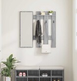 VidaXL Wandgemonteerde kapstok Grijs sonoma 100 x 10 x 100 cm