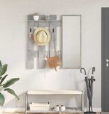 VidaXL Wandgemonteerde kapstok Beton grijs 100 x 10 x 100 cm