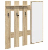 VidaXL Wandgemonteerde kapstok Sonoma eiken 100 x 10 x 100 cm