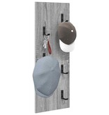 VidaXL Wandgemonteerde kapstok Grijs sonoma 30 x 1.5 x 80 cm