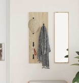 VidaXL Wandgemonteerde kapstok Sonoma eiken 30 x 1.5 x 80 cm
