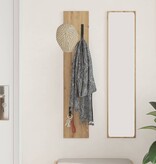 VidaXL Wandgemonteerde kapstok Wandgemonteerd artisanaal eikenkleurig