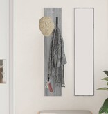 VidaXL Wandgemonteerde kapstok Grijs sonoma 20 x 1,5 x 100 cm