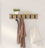 VidaXL Wandgemonteerde kapstok Sonoma eiken 60 x 10.5 x 10.5 cm