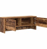 VidaXL Wandgemonteerde kapstok Oud hout 80 x 20 x 30 cm Bewerkt hout