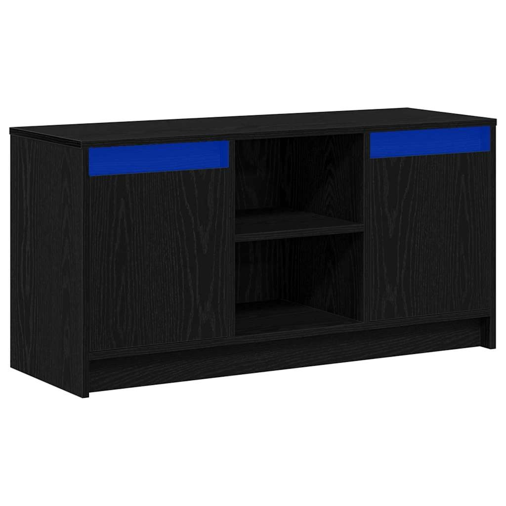 VidaXL TV Eenheden Zwart 100 x 34 x 50 cm Bewerkt hout