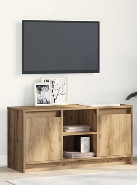 VidaXL TV Eenheden Bruin 100 x 34 x 50 cm Bewerkt hout